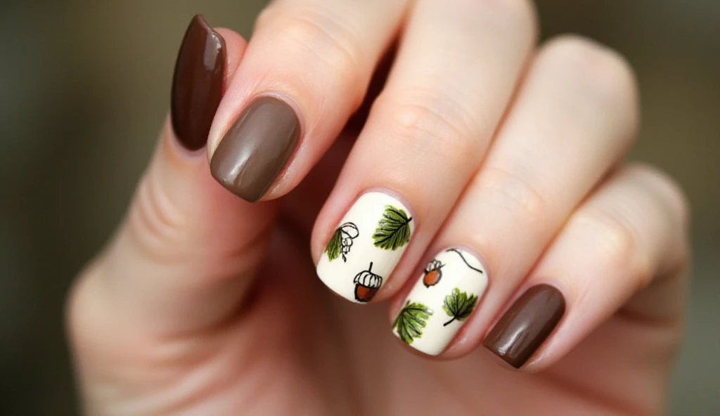 Acorn Nails