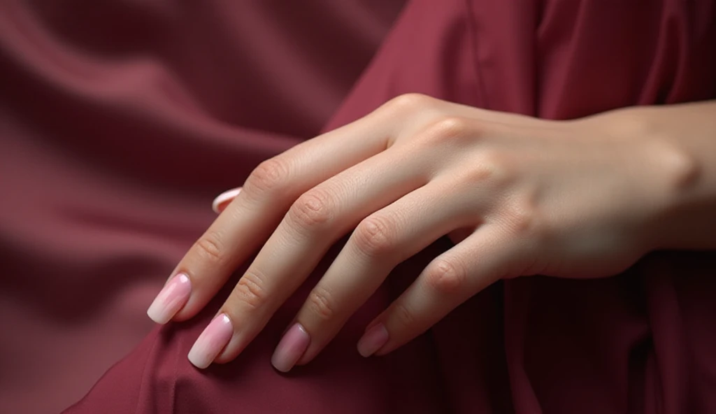 Burgundy Ombre Whisper