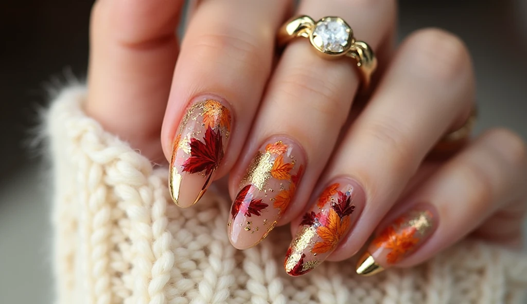 Chrome Autumn Leaves