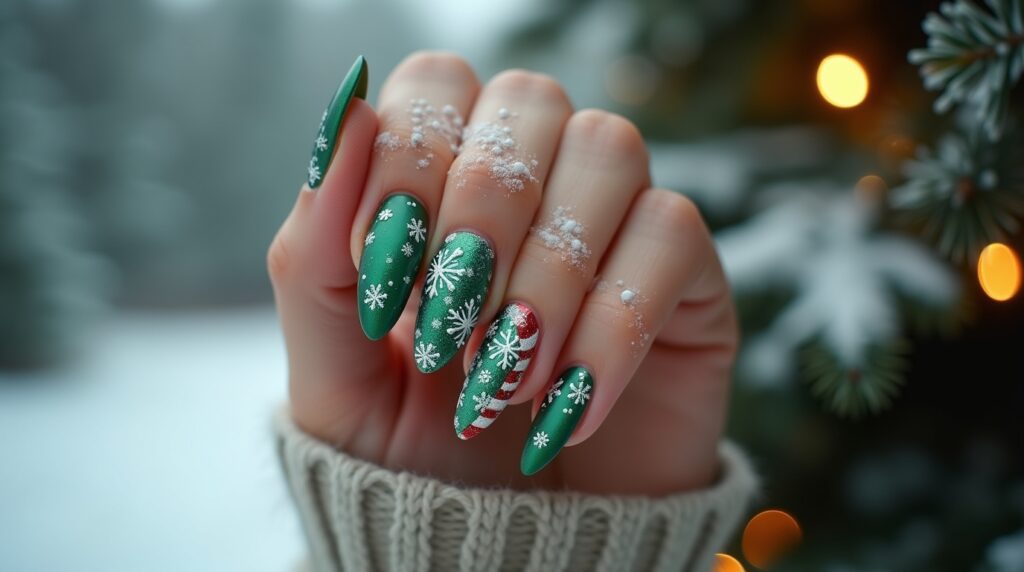  Evergreen Frost Nails