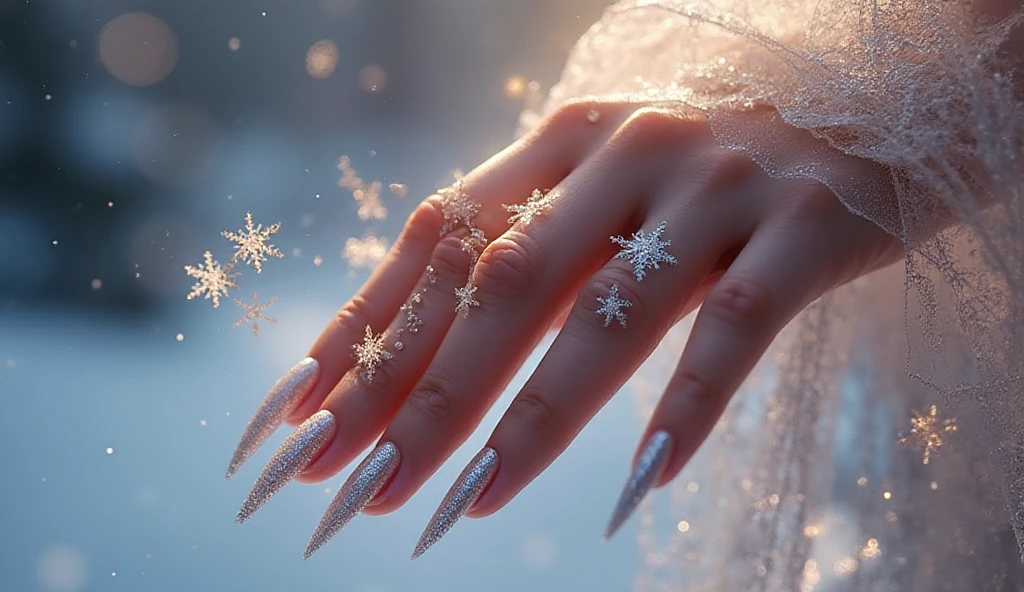 Frosty Glitter Gradient